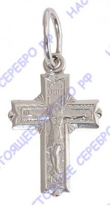 С20-0071 Серебряная подвеска-крест
