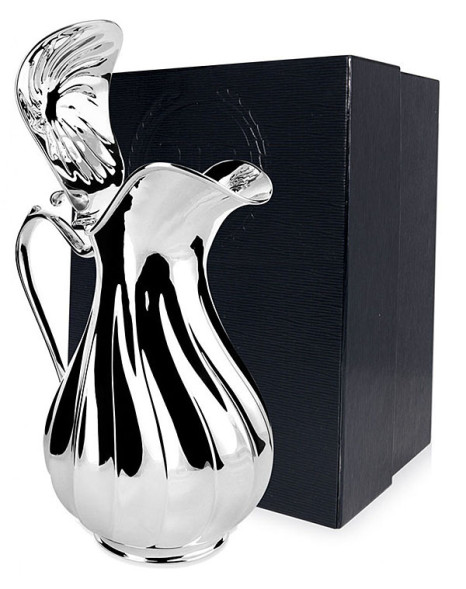 00259/С8 Серебряный кувшин «Торче» с крышкой