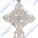 С9-184 Серебряная подвеска-крест