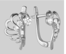 Серебряные серьги