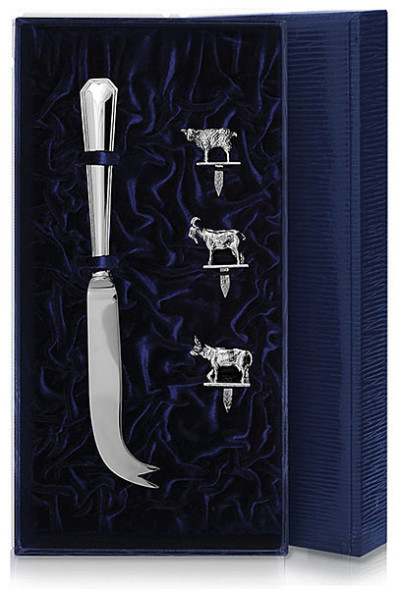 404НБ19801 Серебряный набор для сыра «Элегант»