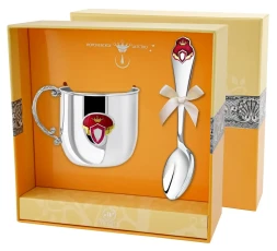 Набор детского серебра с кружкой «Принцесса»