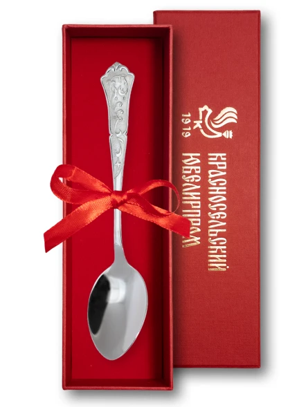 3400060011 Серебряная чайная ложка «Завиток»