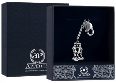 Серебряный брелок «Зодиак-Весы»