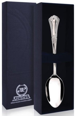 048ЛЖ03801 Серебряная чайная ложка «Фаворит»