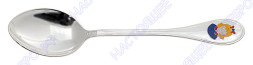 Серебряная детская ложка «Девочка» с эмалью