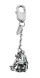 1111БР15806 Серебряный брелок «Зодиак-Водолей»