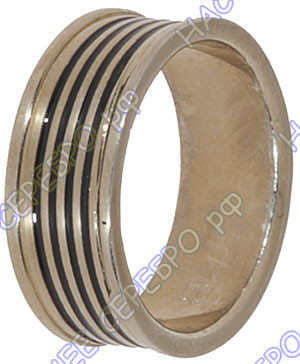 BM0051G Кольцо с эмалью