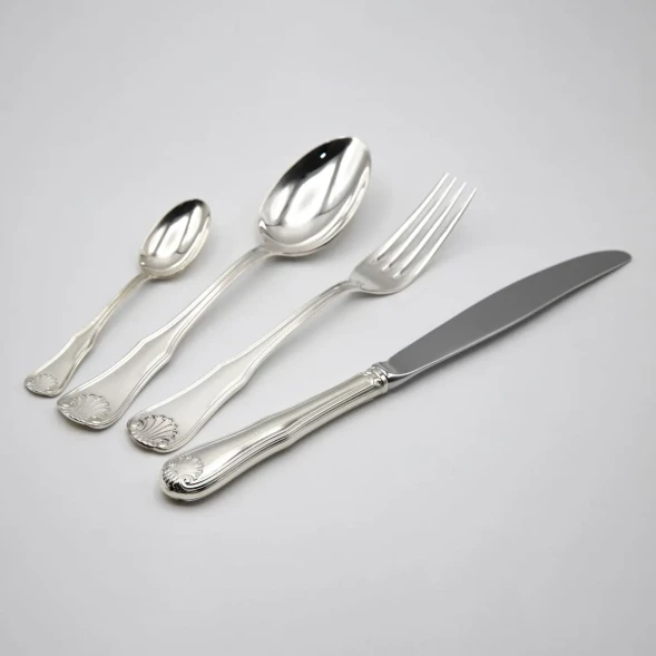 322НБ01801 Серебряный столовый набор на 1 персону «Визит»