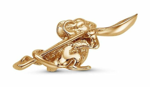 930871 Серебряная ложка-загребушка