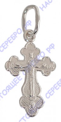 4-0293-000 Серебряная подвеска-крест