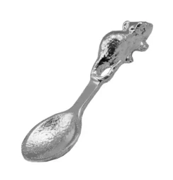 Серебряная ложка-загребушка «Мышка»