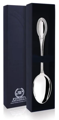 Серебряная десертная ложка «Император»