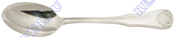 253ЛЖ07801 Серебряная кофейная ложка «Визит»