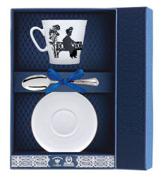 Набор кофейный «Черный кофе - Встреча»