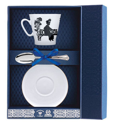 Набор кофейный «Черный кофе - Встреча»