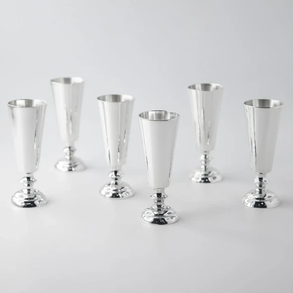 685НБ00801 Набор серебряных рюмок №2 из 6 предметов
