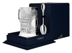 Cеребряный набор для чая «Гербовый»