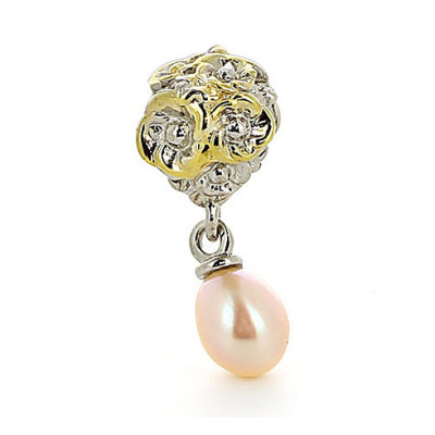 05-02903 Серебряный шарм-подвеска «Роса»