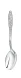 041ЛЖ03801 Серебряная чайная ложка «Морозко»