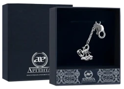 Серебряный брелок «Зодиак-Скорпион»