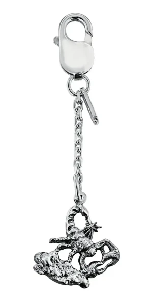 1118БР15806 Серебряный брелок «Зодиак-Скорпион»