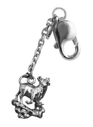 Серебряный брелок «Зодиак-Телец»