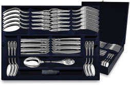 Серебряный столовый набор «Единство» на 6 персон (24 предмета)