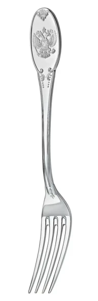 391НБ01801 Серебряный столовый набор «Единство» на 6 персон (24 предмета)