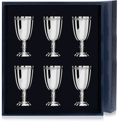 Набор серебряных рюмок «Император» из 6 предметов