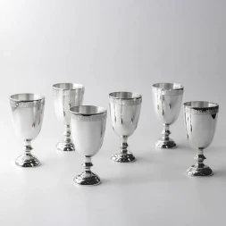 Набор серебряных рюмок «Император» из 6 предметов