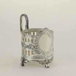 Серебряный подстаканник «Хозяин»