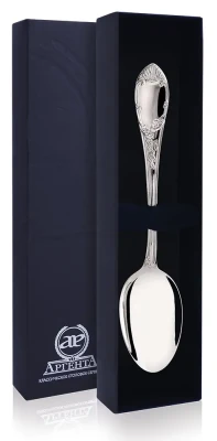Серебряная десертная ложка «Престиж»