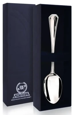 129ЛЖ03801 Серебряная чайная ложка «Элегант»