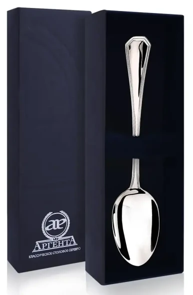 129ЛЖ03801 Серебряная чайная ложка «Элегант»