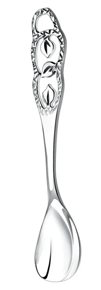 692НБ07806 Серебряный набор для кофе «Листопад»