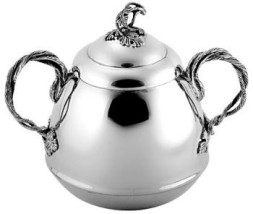 Серебряная сахарница