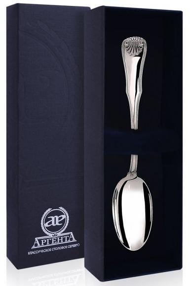 263ЛЖ03801 Серебряная чайная ложка «Визит»