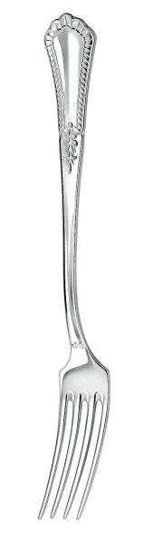 192НБ02801_синий Серебряный десертный набор "Фаворит" на 1 персону (3 предмета)