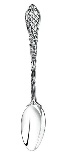 842НБ03806 Cеребряный набор для чая «Скорпион» с чернением