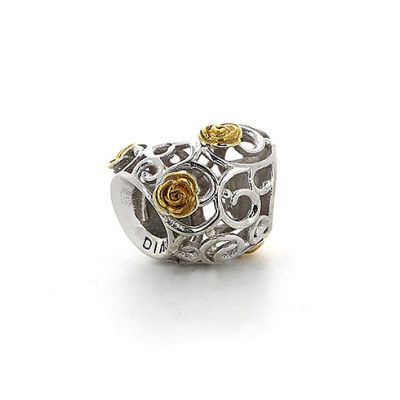 05-0307 Серебряный шарм-подвеска «Завитки судьбы»