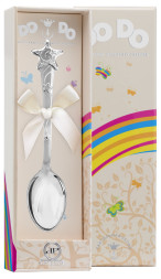 Серебряная детская ложка «Звезда»