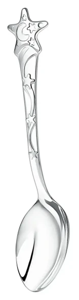 353ЛЖ05801 Серебряная детская ложка «Звезда»