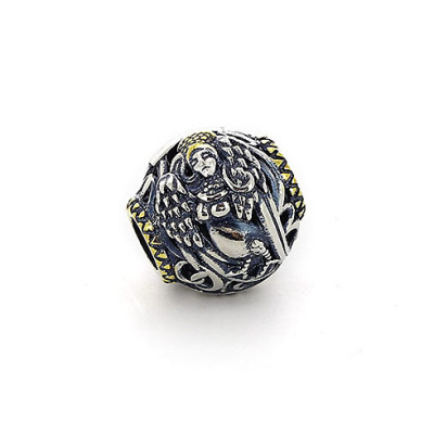 05-0309 Серебряный шарм-подвеска «Птица Гамаюн»