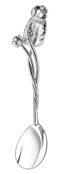 160НБ03801 Набор серебряных чайных ложек «Цветы России»