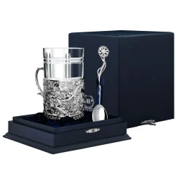 Серебряный набор для чая «Подарочный»