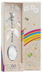 Серебряная детская ложка «Медведь»