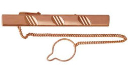 Серебряный зажим для галстука