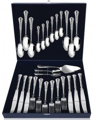 43169 Серебряный столовый набор «Фаворит» 27 предметов