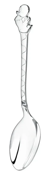 214ЛЖ05801 Серебряная детская ложка «Утенок»